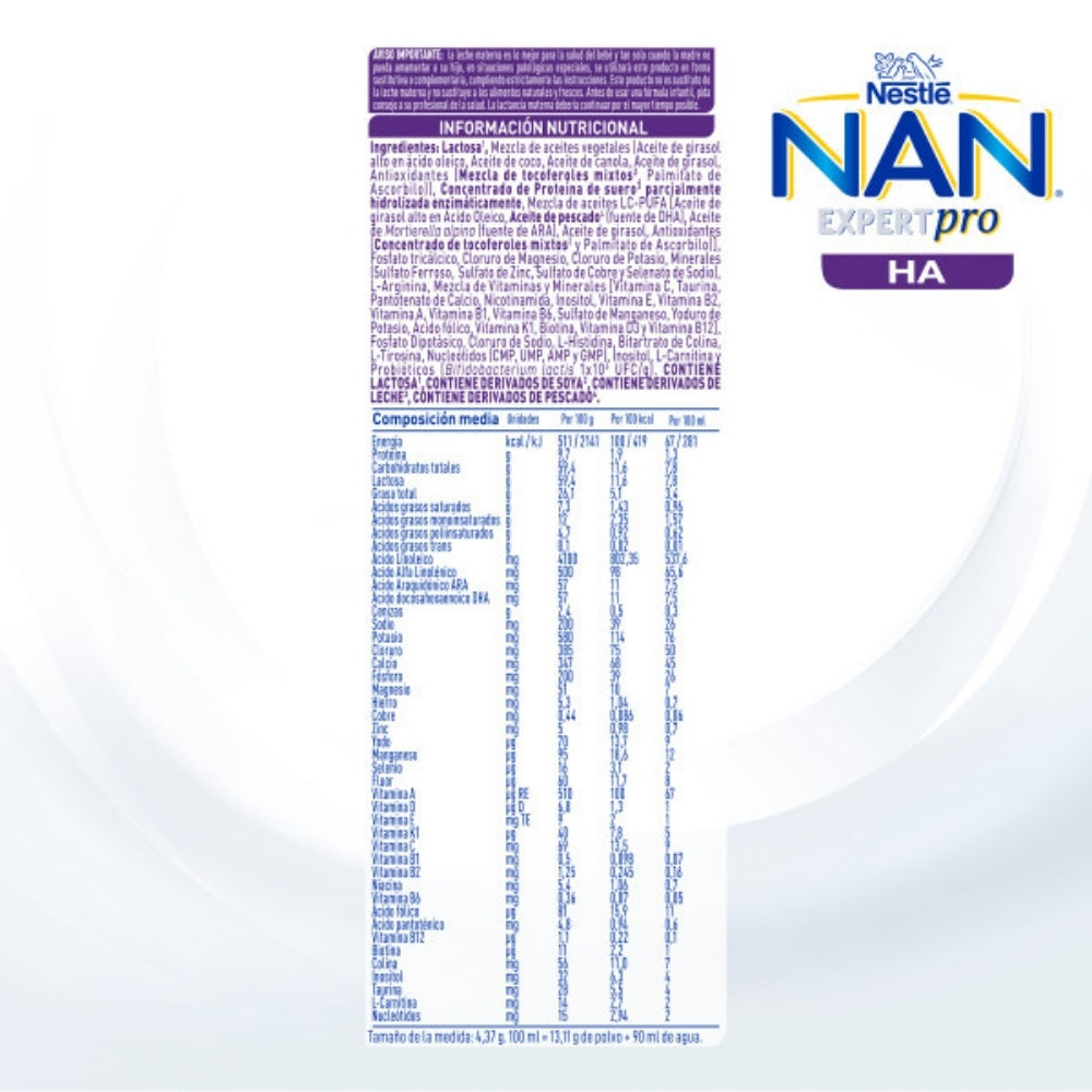NAN H.A. POLVO LATA 400 G