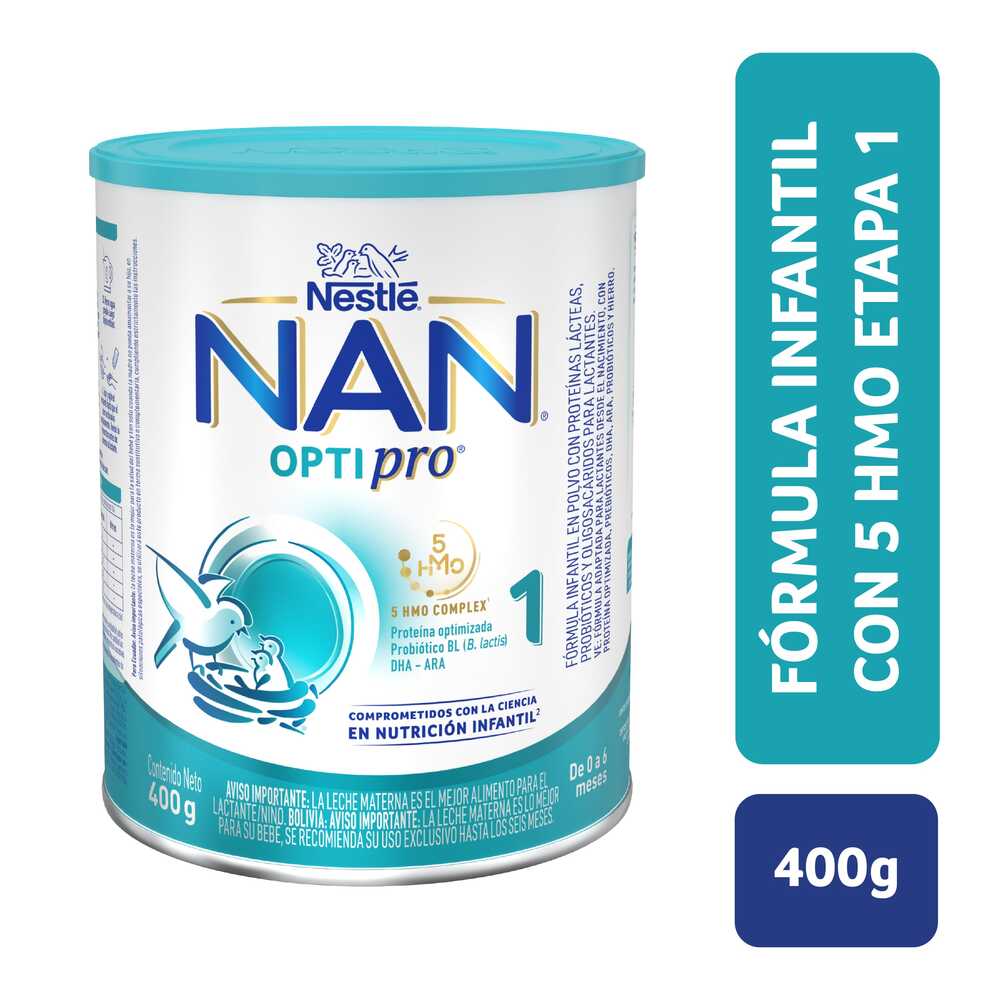 NAN OPTIPRO 1 POLVO LATA 400 G