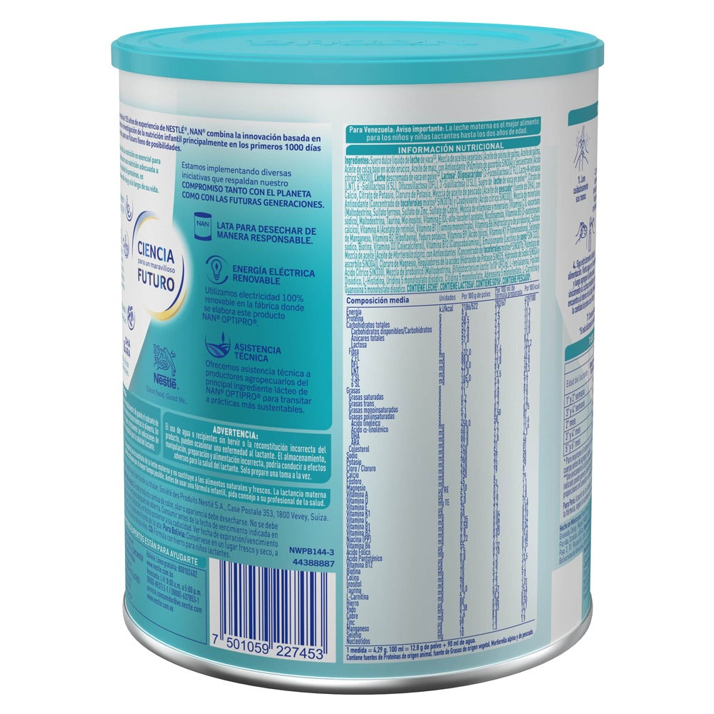 NAN OPTIPRO 1 POLVO LATA 400 G