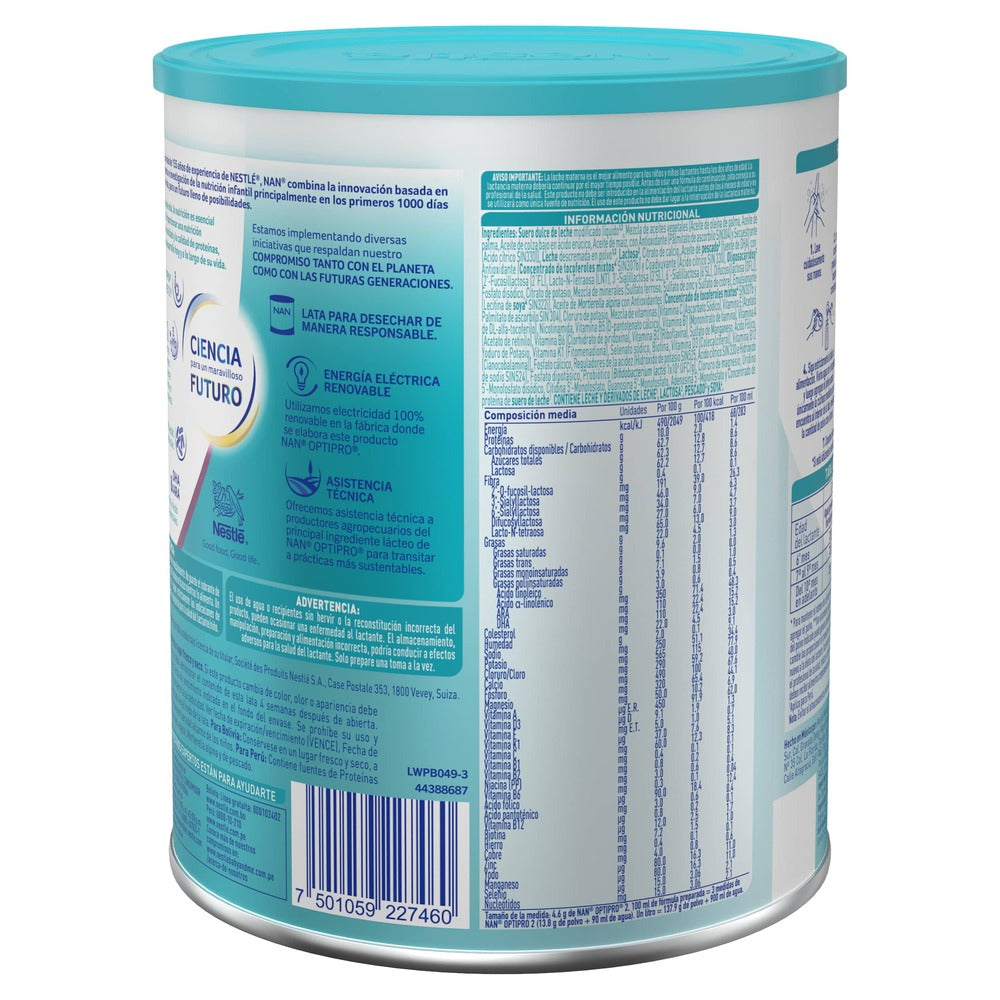 NAN OPTIPRO 2 POLVO LATA 400 G