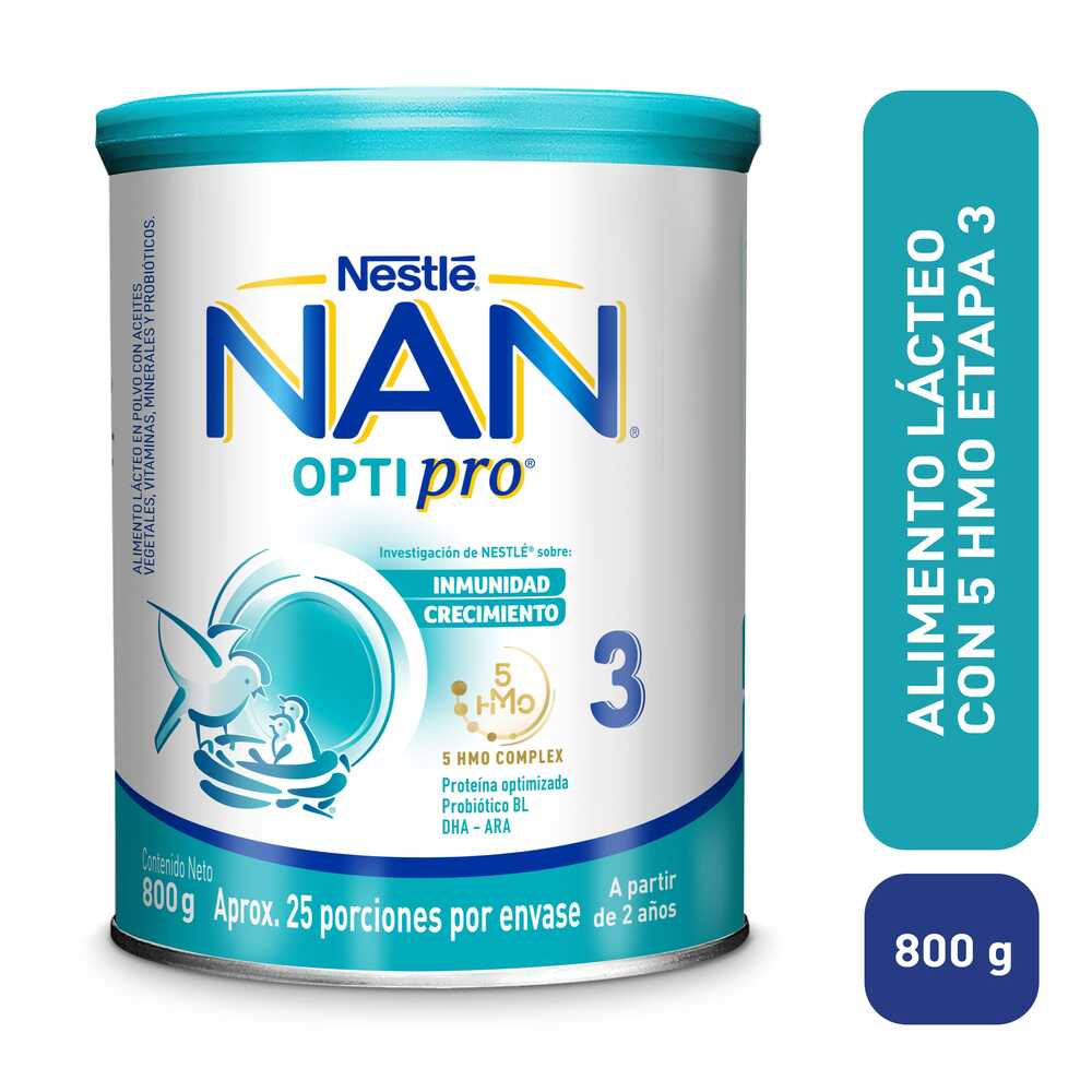 NAN OPTIPRO 3 POLVO LATA 800 G