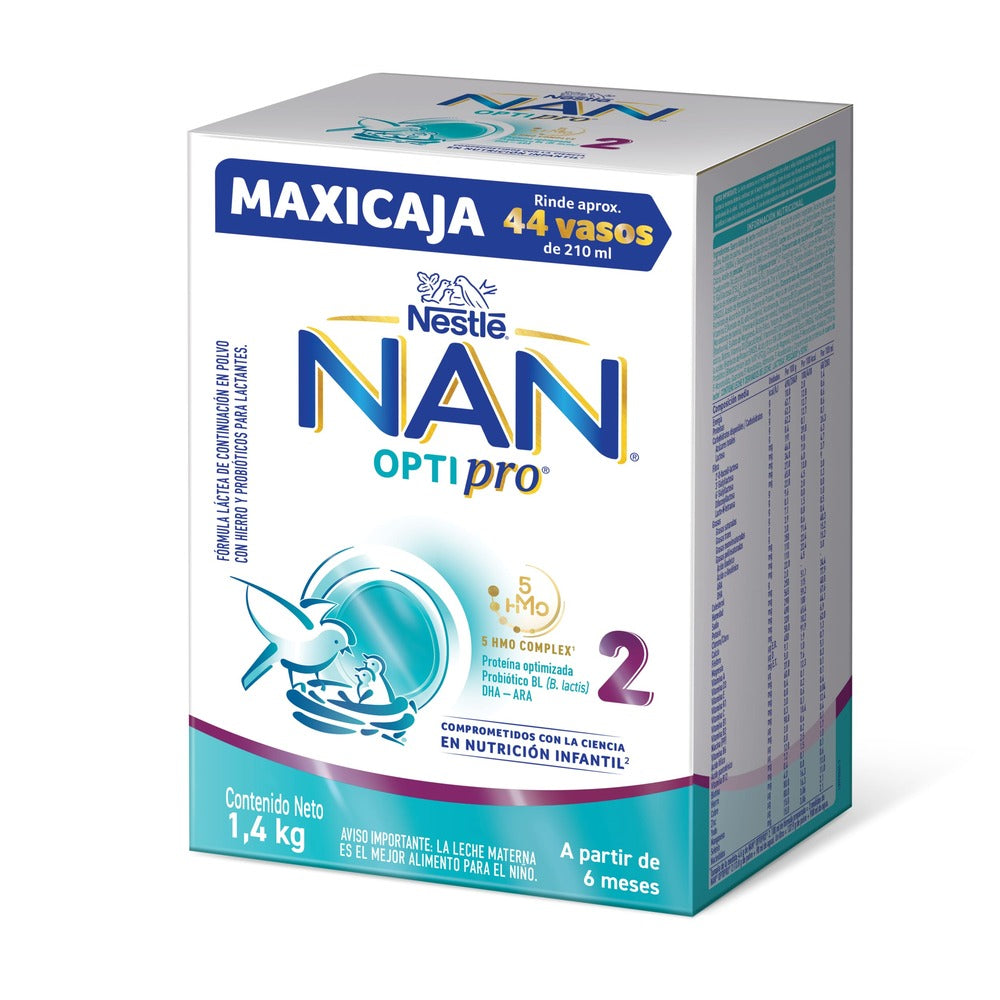 NAN OPTIPRO HMO 2 POLVO CAJA 1.4 KG