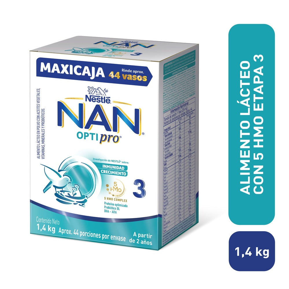 NAN OPTIPRO HMO 3 POLVO CAJA 1.4 KG