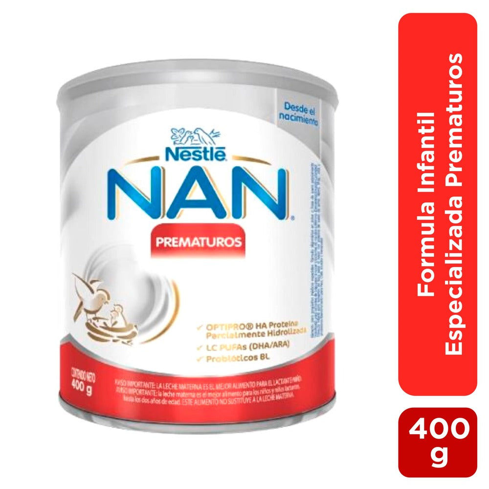 NAN PREMATUROS POLVO LATA 400 G