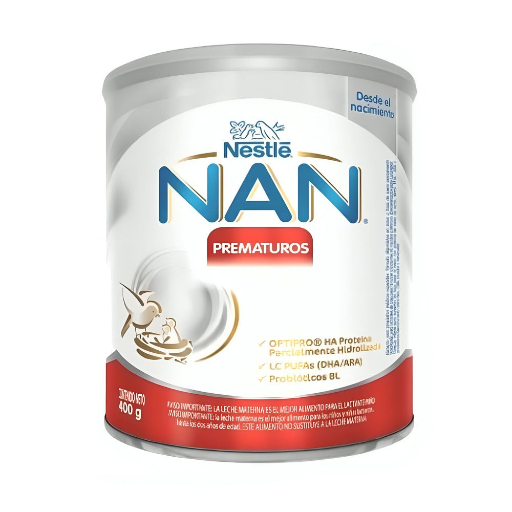 NAN PREMATUROS POLVO LATA 400 G