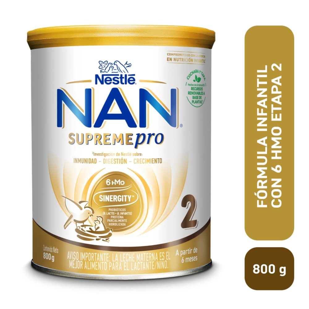 NAN SUPREME HMO 2 POLVO LATA 800 G