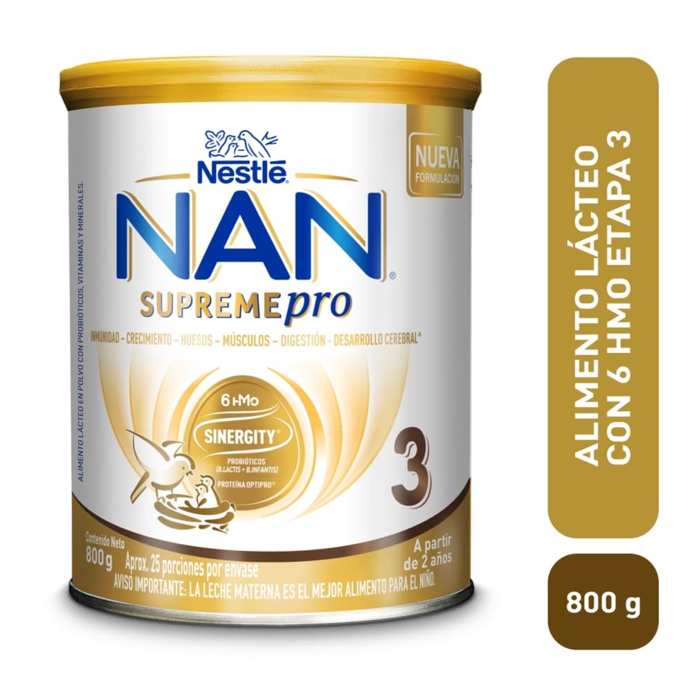 NAN SUPREME HMO 3 POLVO LATA 800 G