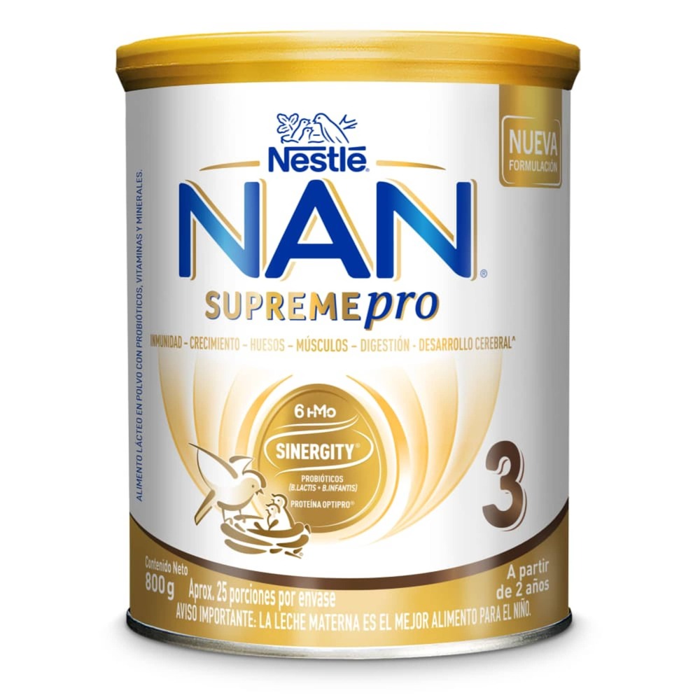 NAN SUPREME HMO 3 POLVO LATA 800 G