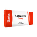 NAPROXENO GENFAR TABLETAS 250 MG CAJA X 10 UNDS