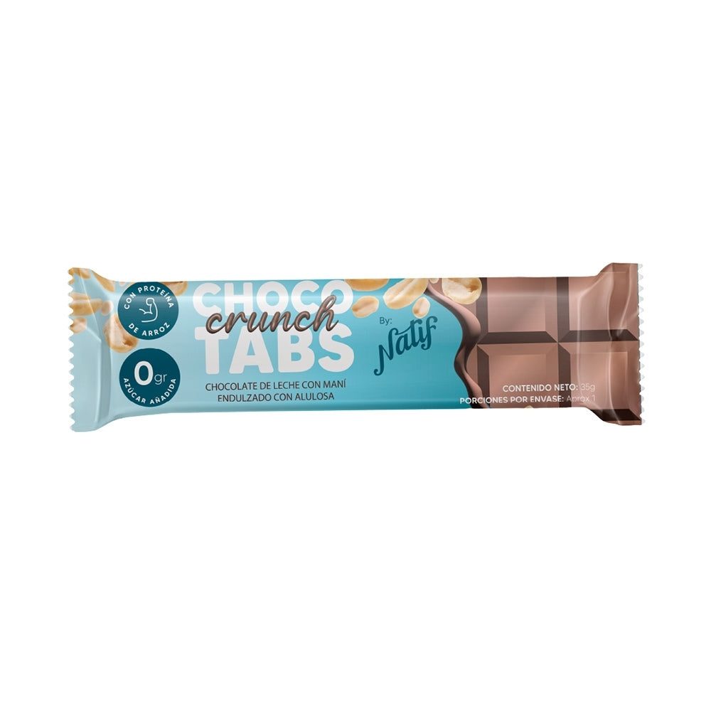 NATIF CHOCOTABS CRUNCH LECHE BARRA 35 G