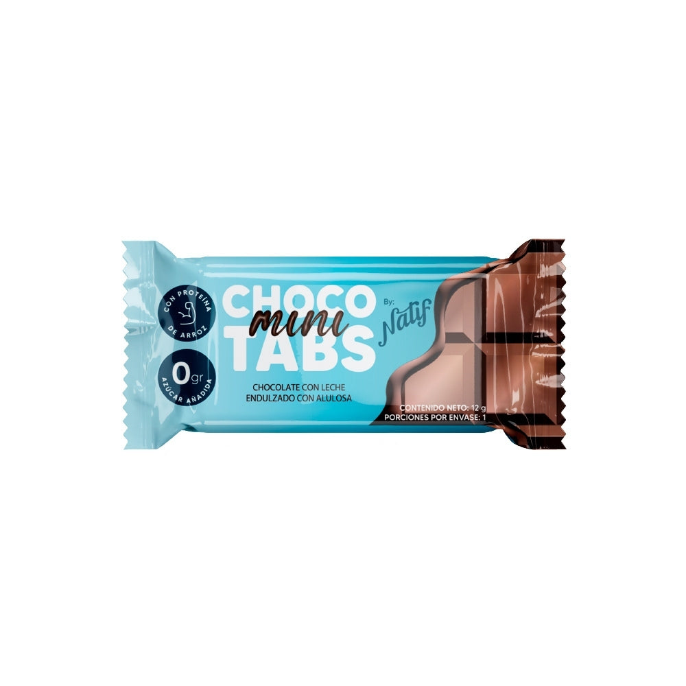 NATIF CHOCOTABS MINI LECHE BARRA 12 G