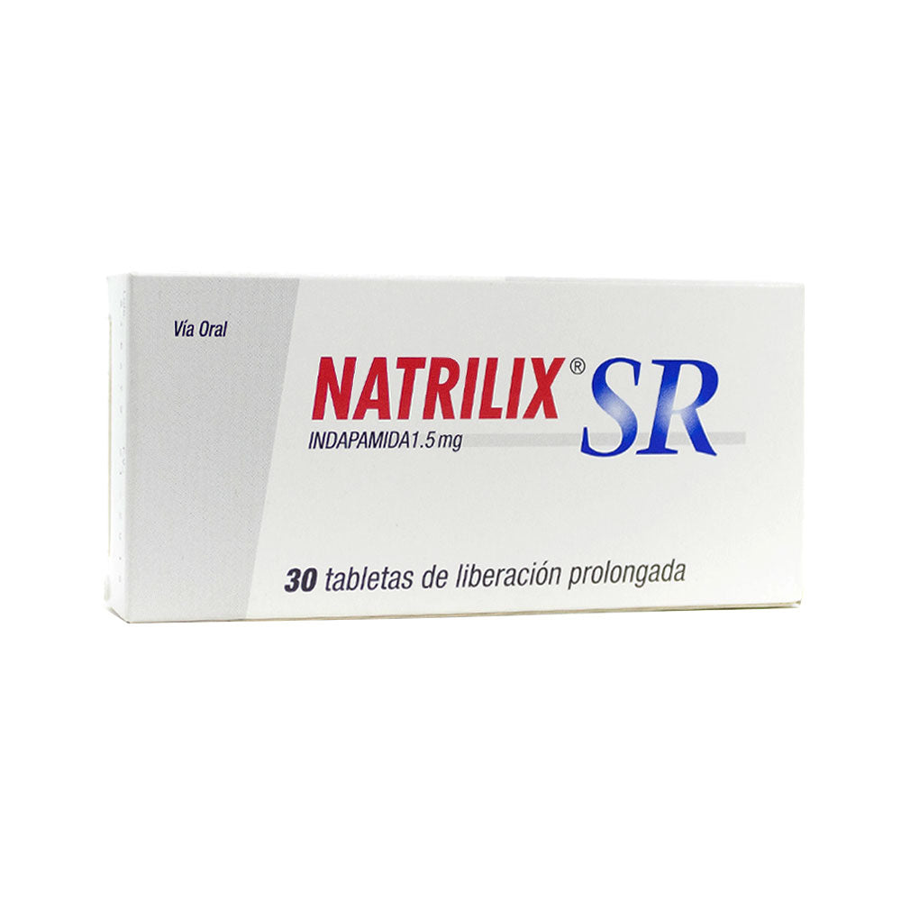 NATRILIX SR (RG) TABLETAS 1.5 MG CAJA X 30 UNDS