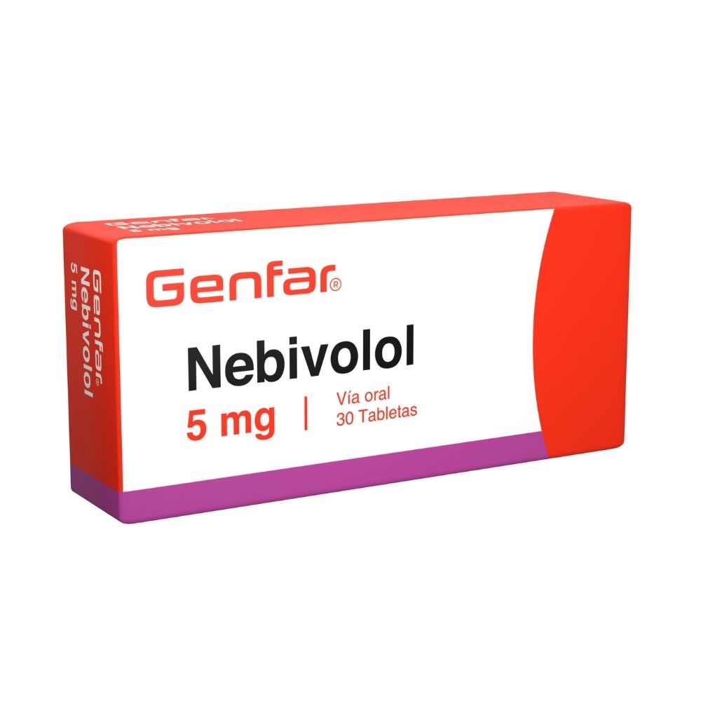 NEBIVOLOL GENFAR TABLETAS 5 MG CAJA X 30 UNDS