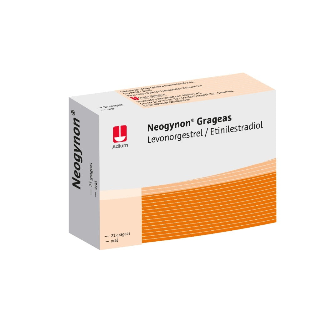NEOGYNON (RG) GRAGEAS CAJA X 21 UNDS