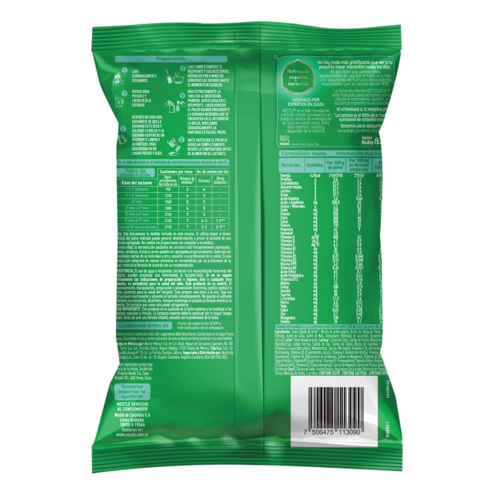 NESTOGENO 0 A 12 MESES BOLSA 135 G
