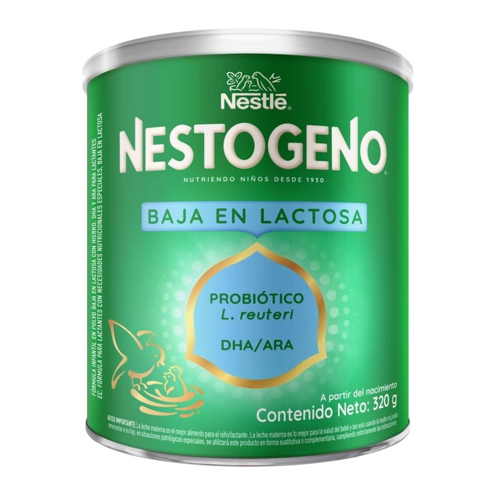 NESTOGENO 1 BAJO EN LACTOSA POLVO LATA 320 G