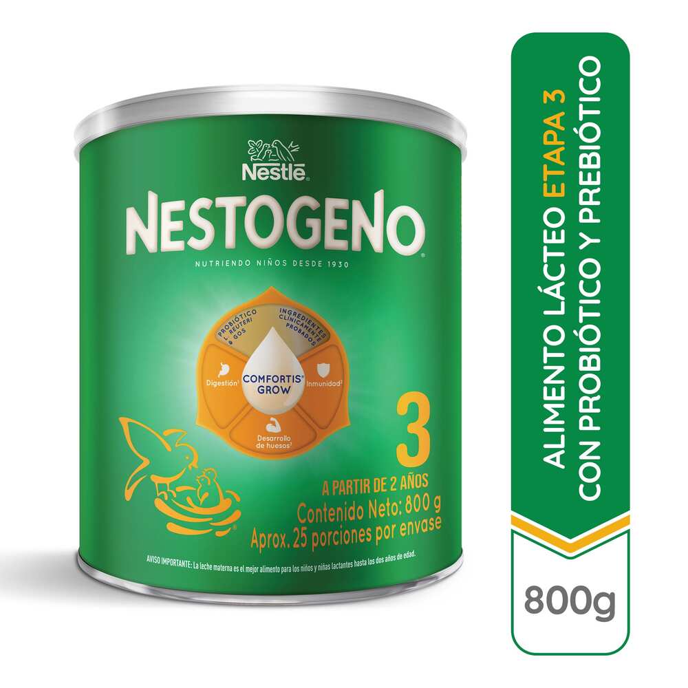 NESTOGENO 3 KIDS LCOMFORTIS POLVO LATA 800 G