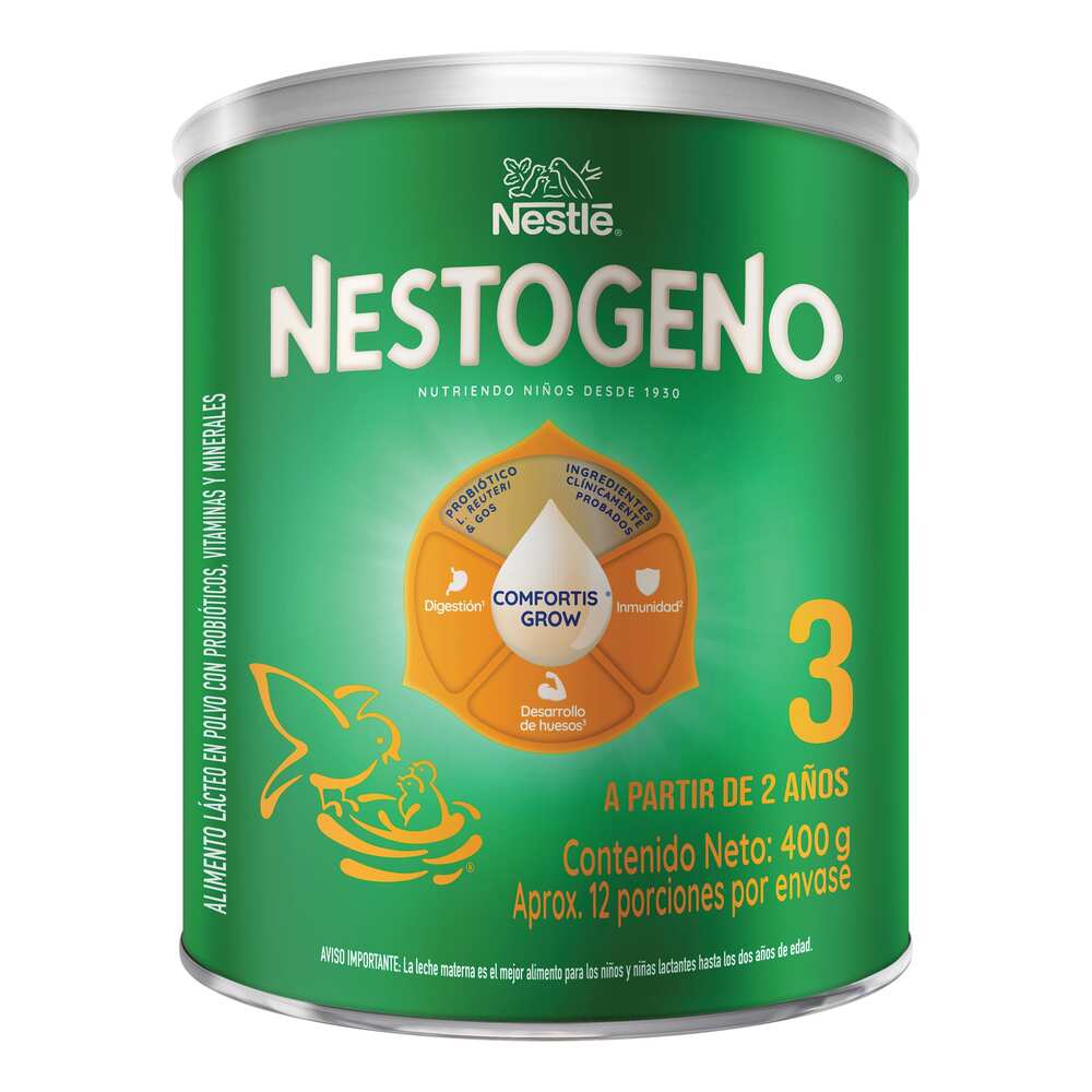NESTOGENO 3 L COMFORTIS POLVO LATA 400 G