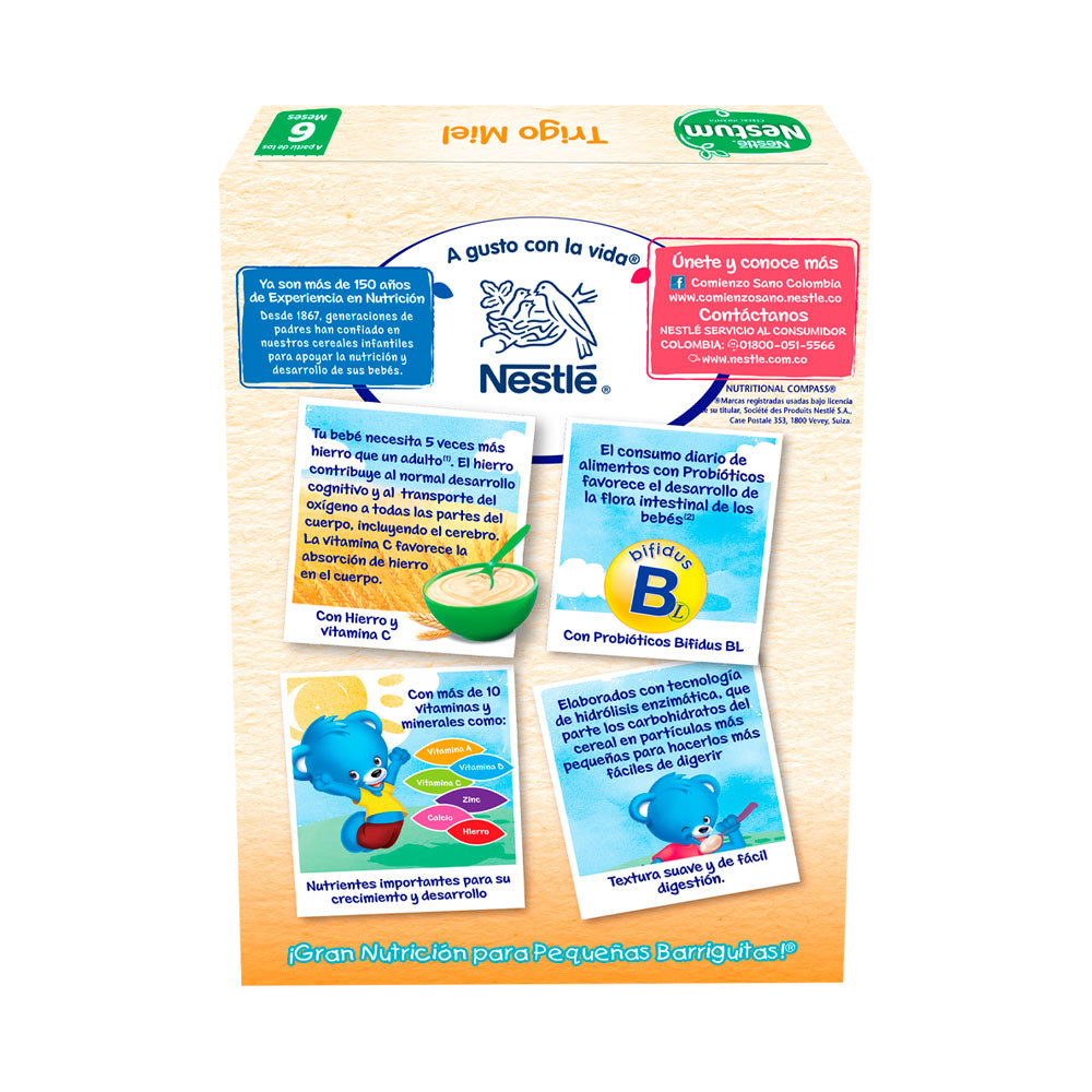 NESTUM TRIGO MIEL 6 MESES CAJA 200 G