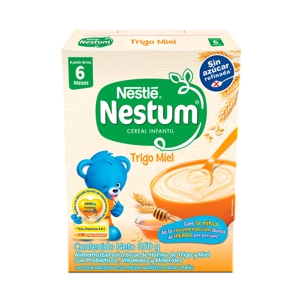 NESTUM TRIGO- MIEL 6 MESES CAJA 350 G