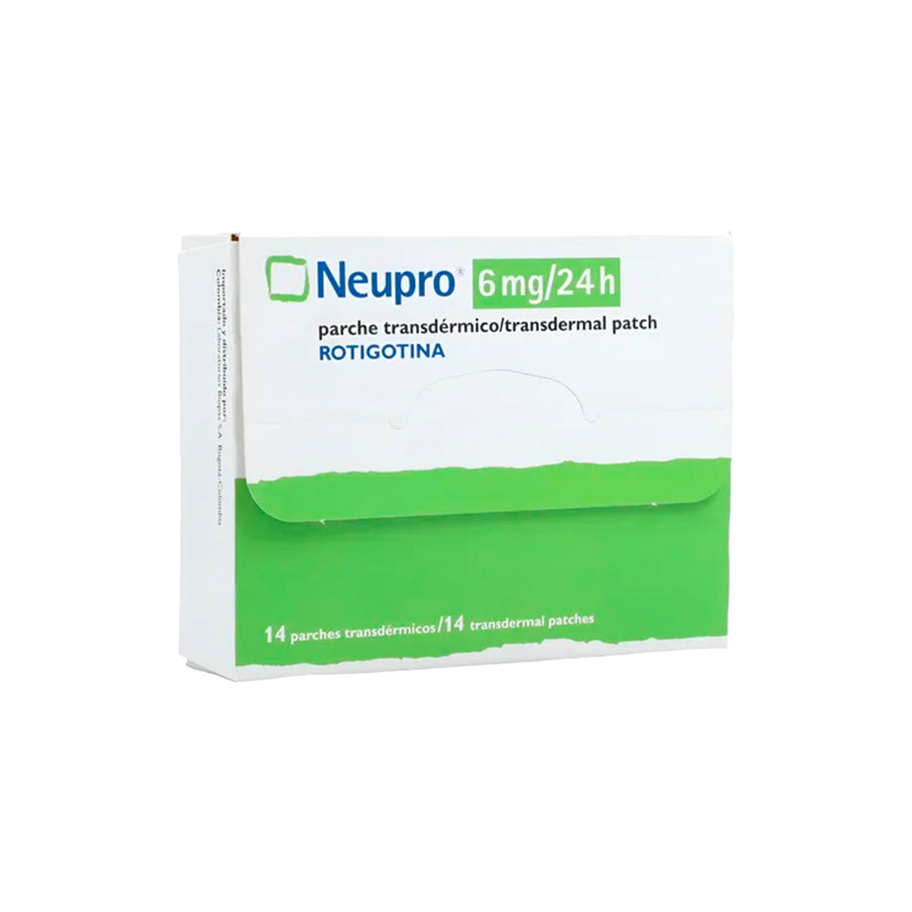 NEUPRO 6 MG/24 H (RG) PARCHES 13.5 MG CAJA X 14 UNDS