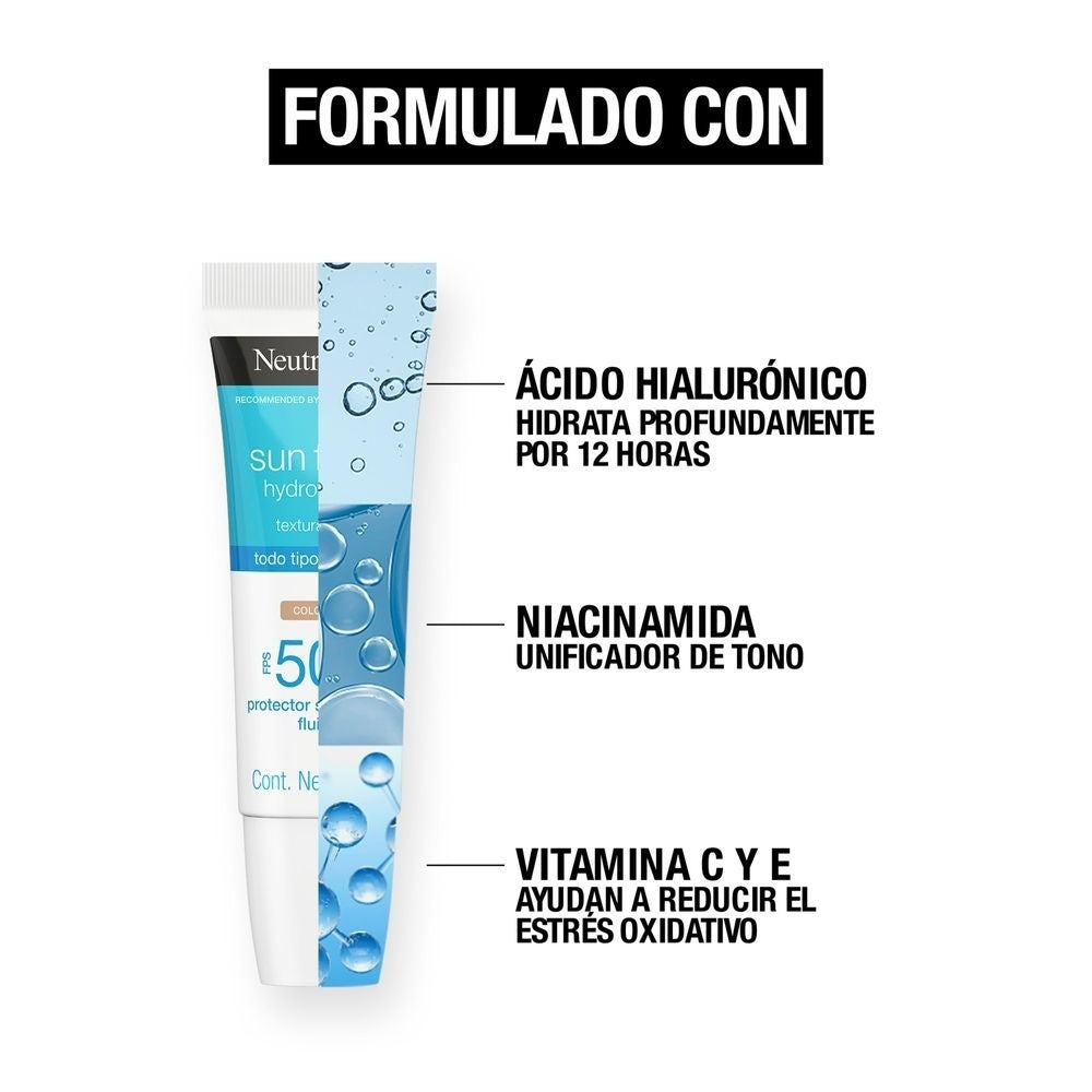 NEUTROGENA HB SUN FRESH PROTECTOR SOLAR FACIAL FPS 50 CLARO TUBO 40 ML