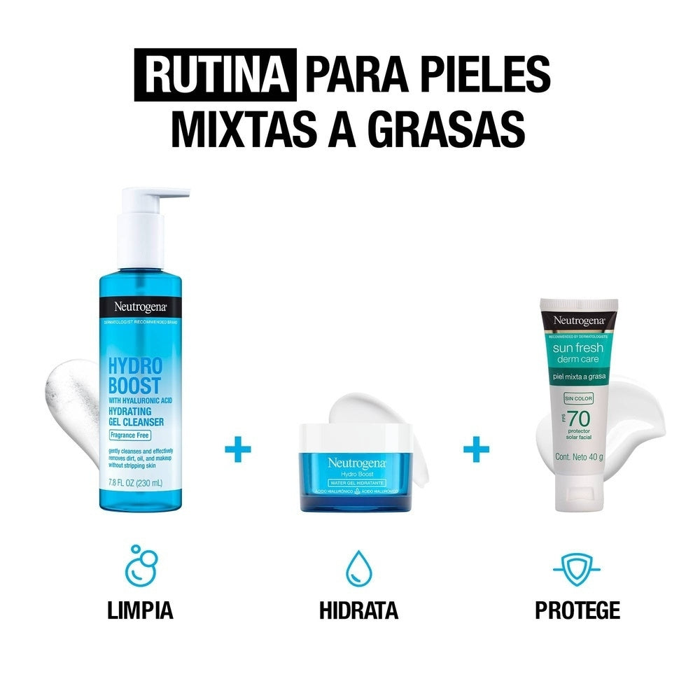 NEUTROGENA HYDRO BOOST LIMPIADOR FACIAL GEL FRASCO 230 ML
