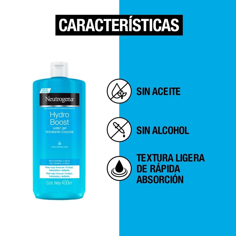 NEUTROGENA HYDRO BOOST WATER GEL CORPORAL FRASCO 400 ML