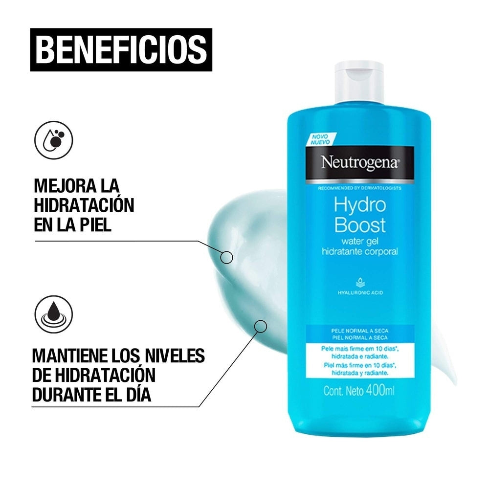 NEUTROGENA HYDRO BOOST WATER GEL CORPORAL FRASCO 400 ML