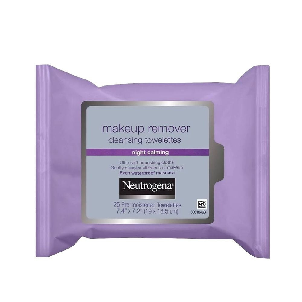 NEUTROGENA NIGHT TOALLITAS DESMAQUILLADORAS BOLSA X 25 UNDS
