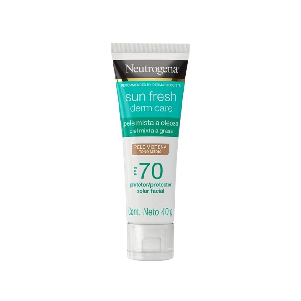 NEUTROGENA SUN FRESH DERM CARE PROTECTOR SOLAR SPF 70 TONO MEDIO TUBO 40 G
