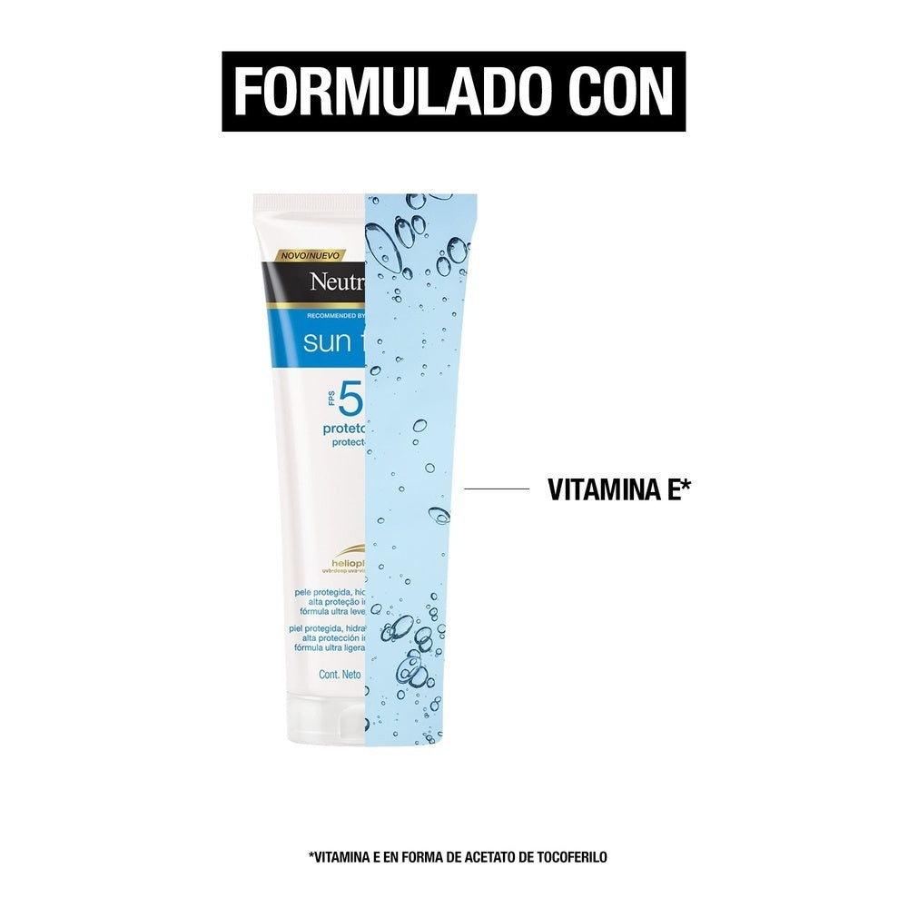NEUTROGENA SUN FRESH PROTECTOR SOLAR SPF 50 TUBO 200 ML