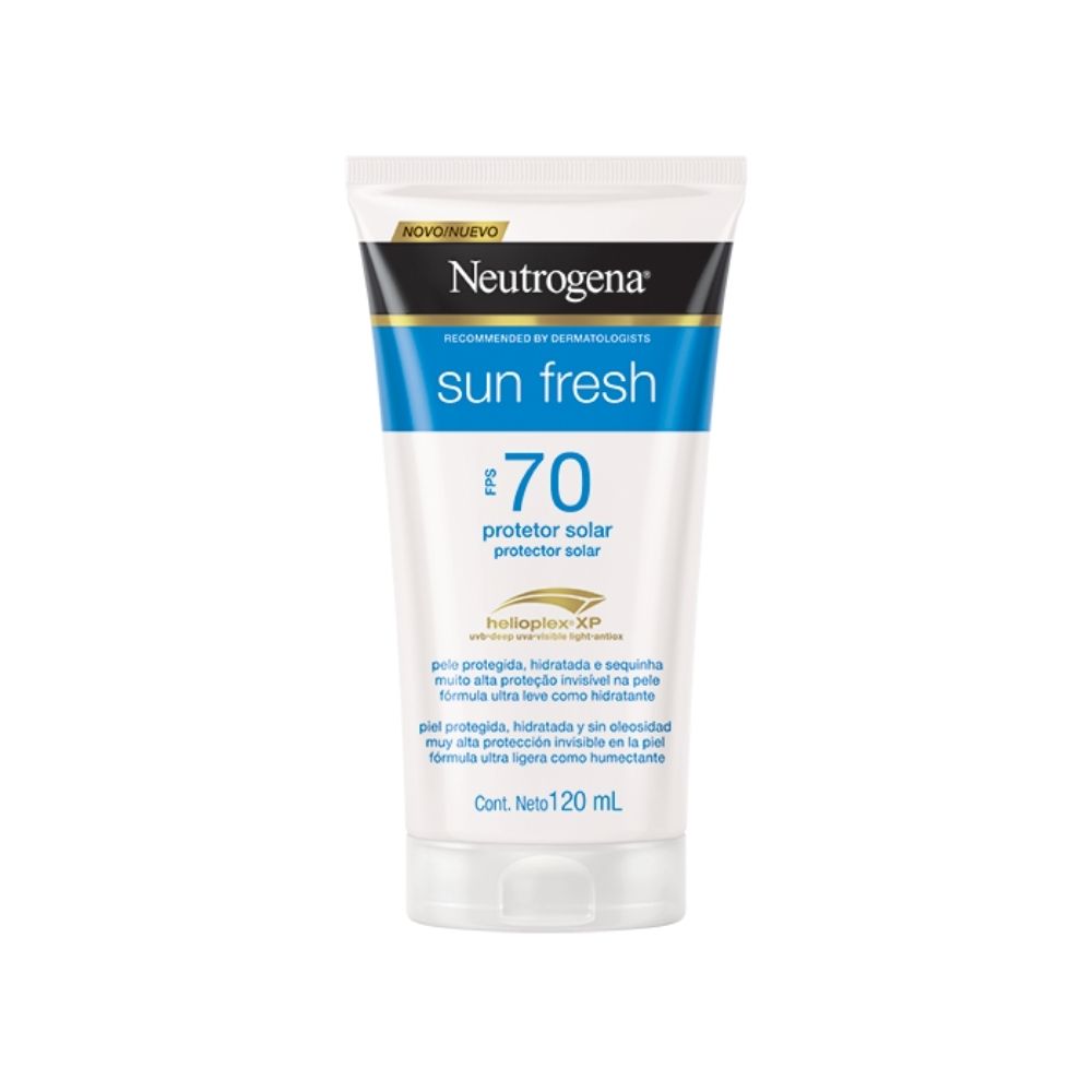 NEUTROGENA SUN FRESH PROTECTOR SOLAR SPF 70 TUBO 120 ML