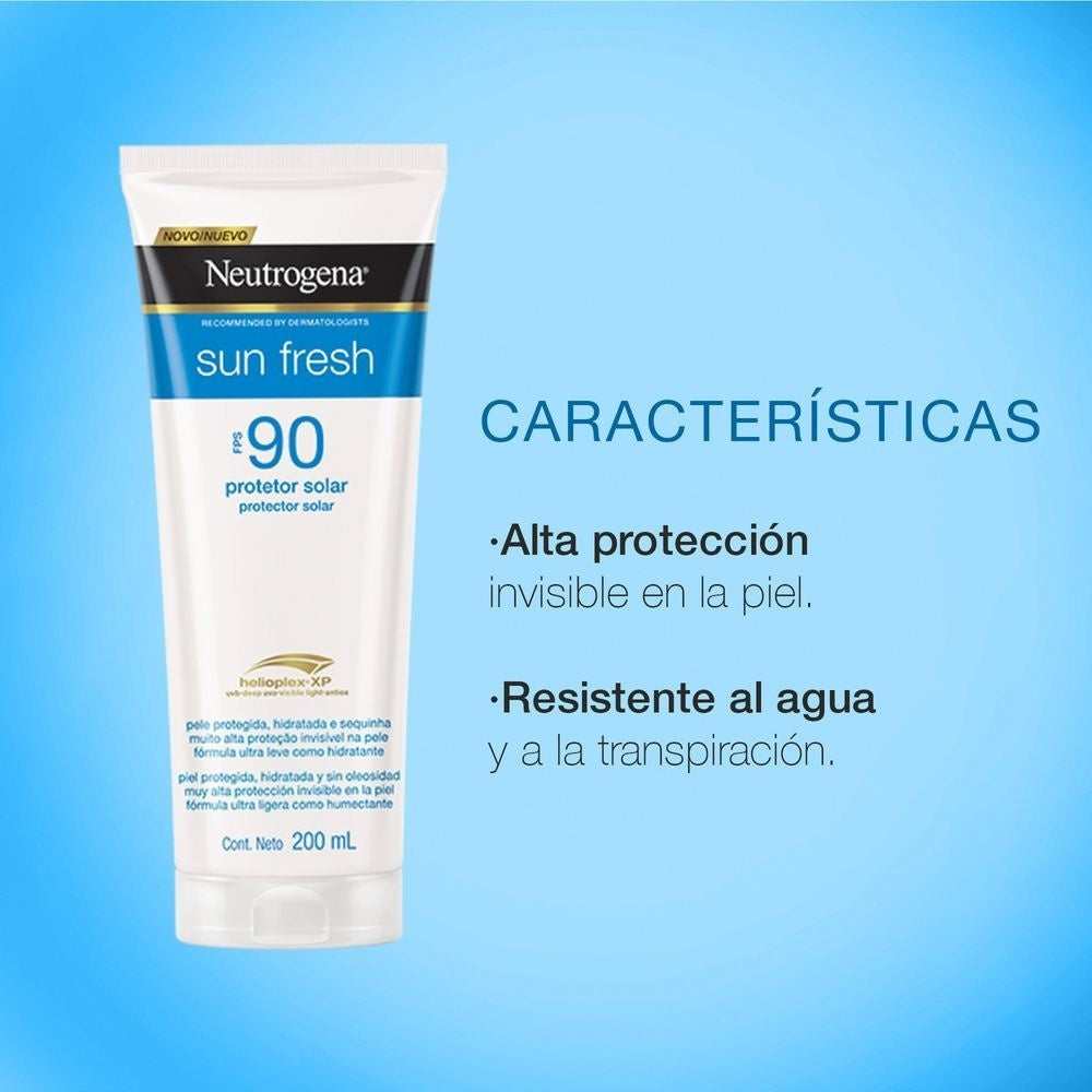 NEUTROGENA SUN FRESH SPF 90 CAJA 200 ML