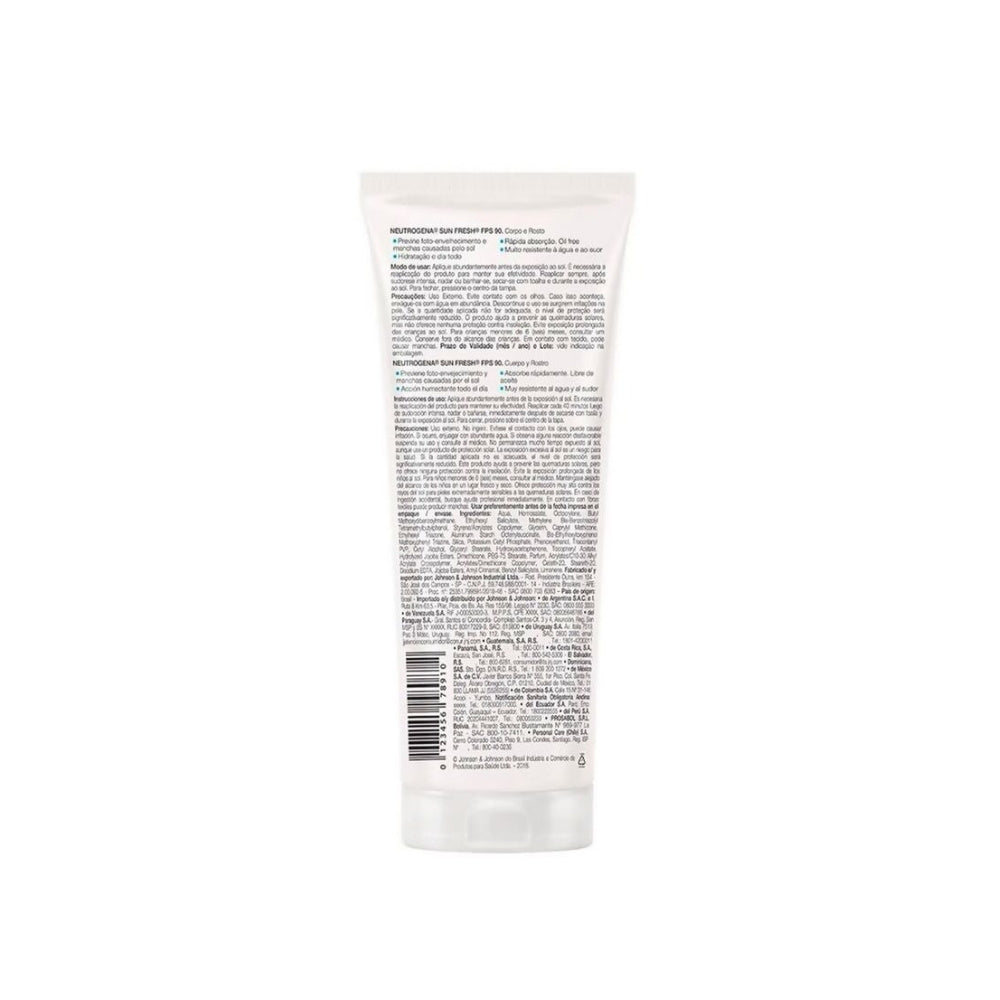 NEUTROGENA SUN FRESH SPF 90 CAJA 200 ML