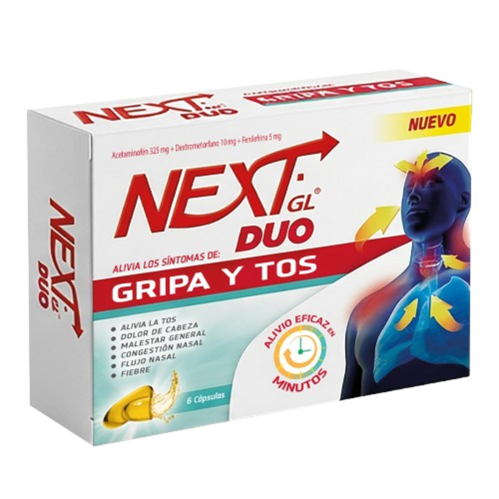 NEXT DUO CAPSULAS BLANDAS CAJA X 6 UNDS