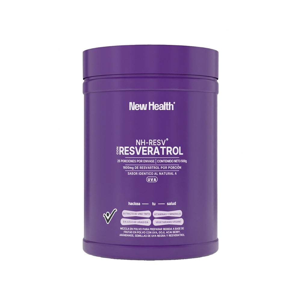 NH-RESV RESVERATROL SABOR UVA NEW HEALTH POTE 500 G