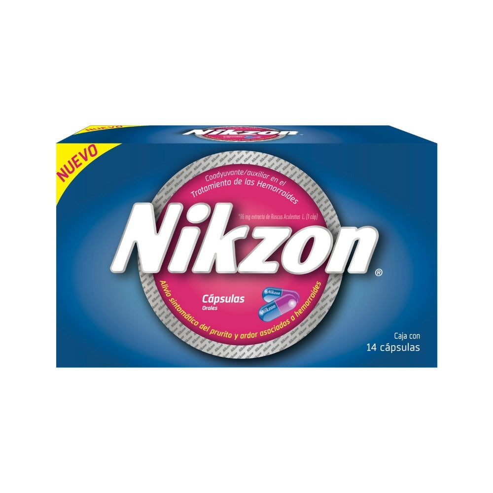 NIKZON CAPSULA DURA CAJA X 14 UNDS