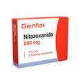 NITAZOXANIDA GENFAR TABLETAS 500 MG CAJA X 6 UNDS