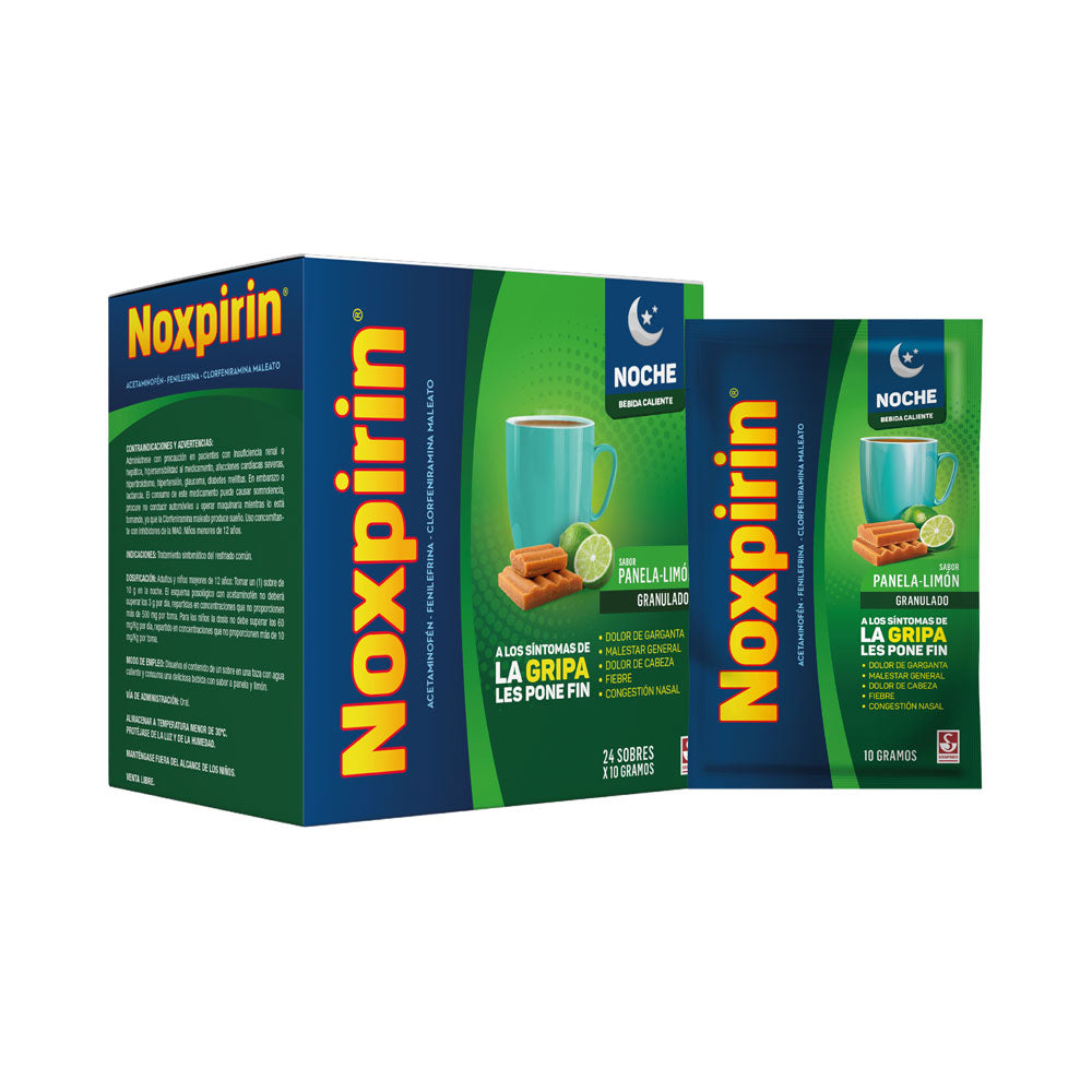 NOXPIRIN F NOCHE GRANULADO SACHET CAJA X 24 UNDS