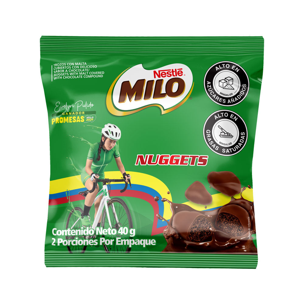  NUGGETS MILO BOLSA 40 G
