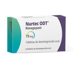NURTEC ODT TABLETA 75 MG CAJA X 8 UNDS