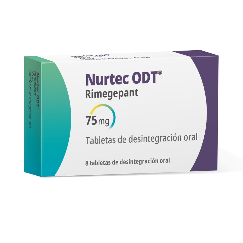 NURTEC ODT TABLETA 75 MG CAJA X 8 UNDS