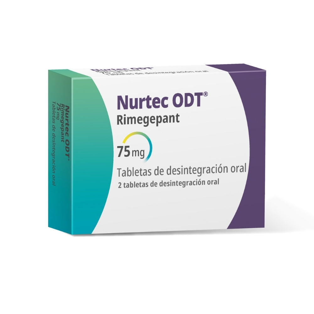 NURTEC ODT TABLETAS 75 MG CAJA X 2 UNDS