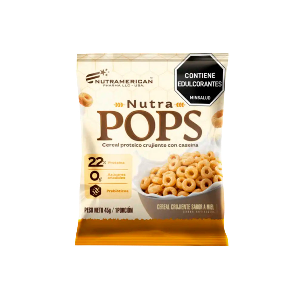 NUTRA POPS NUTRAMERICAN MIEL BOLSA 45 G