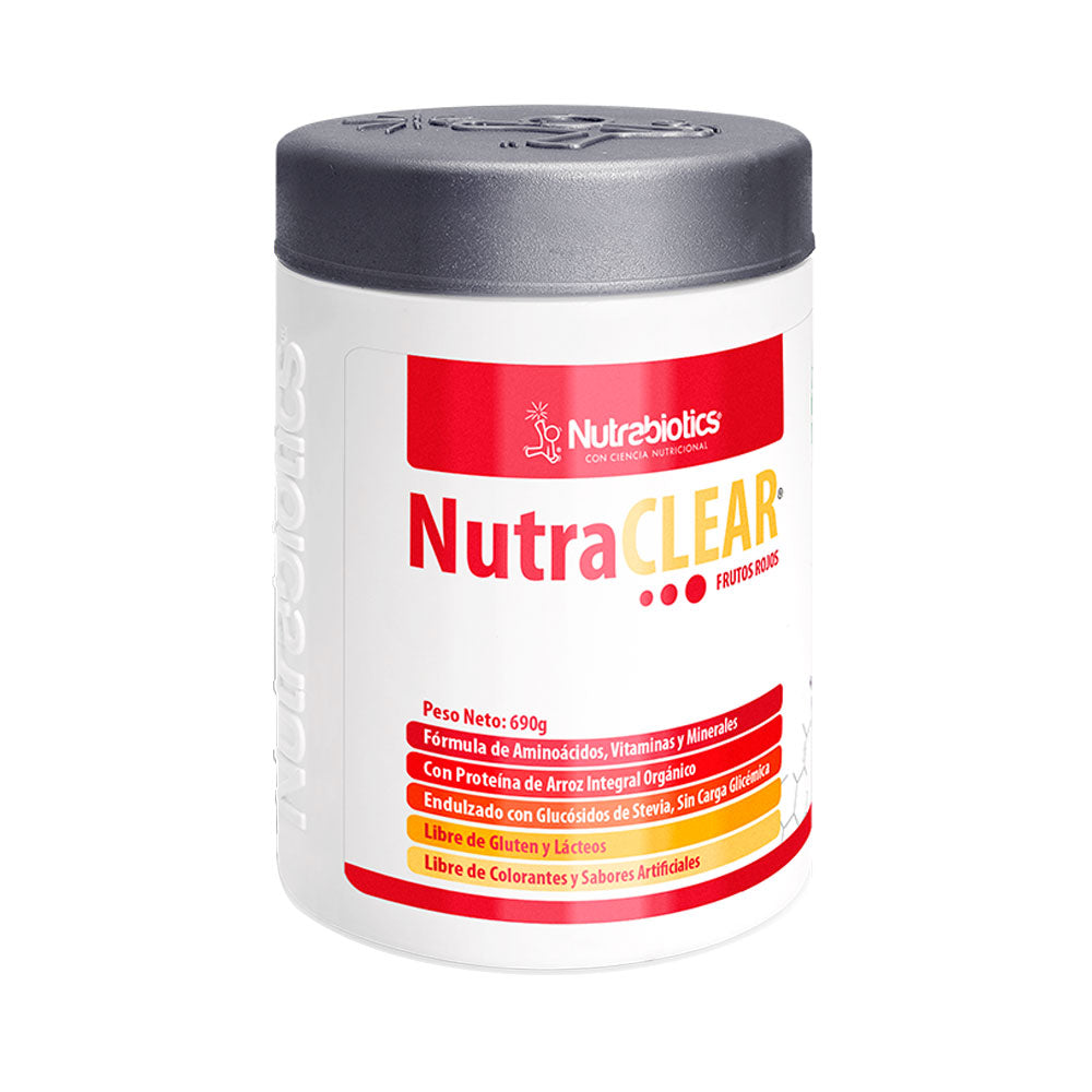 NUTRACLEAR POLVO FRUTOS ROJOS FRASCO 690G