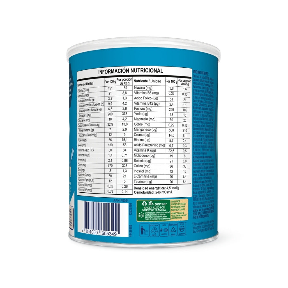 NUTREN GLYTROL POLVO VAINILLA LATA 380 G