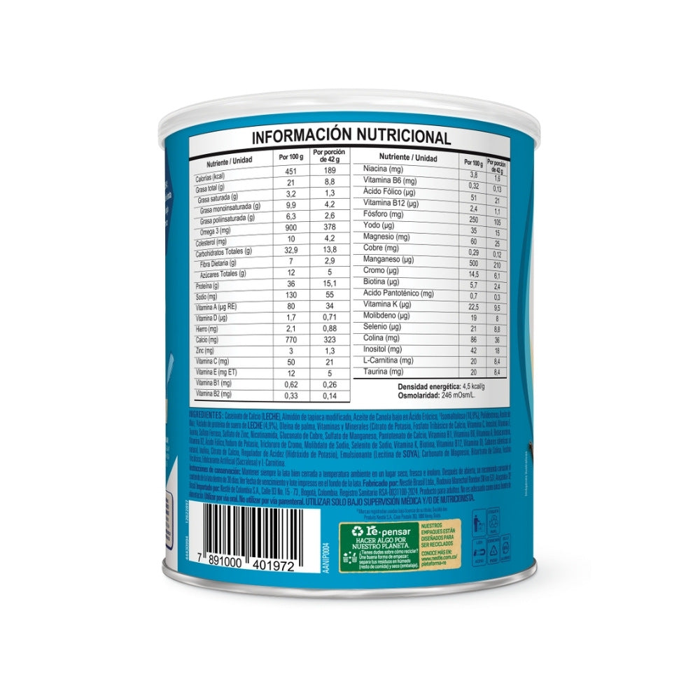 NUTREN GLYTROL POLVO VAINILLA LATA 740 G