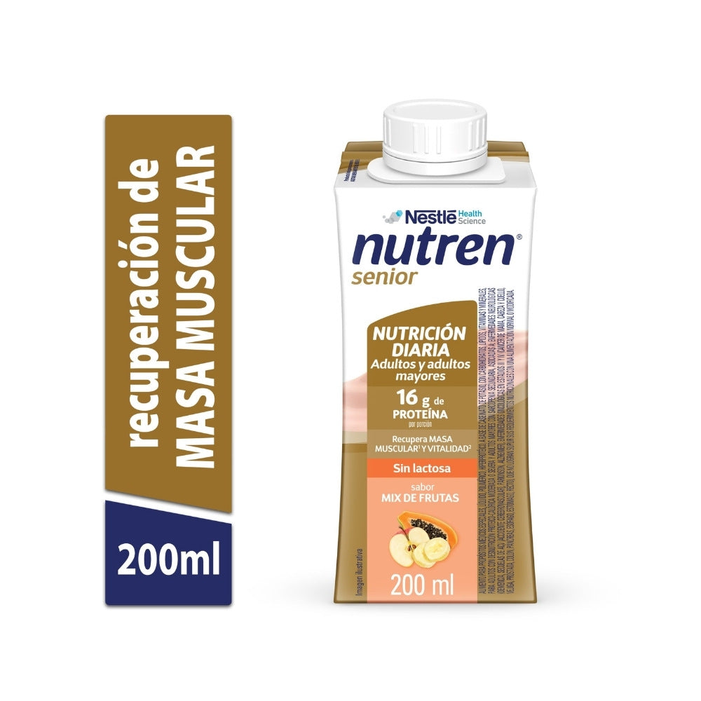 NUTREN SENIOR LIQUIDO MIX DE FRUTAS CAJA 200 ML