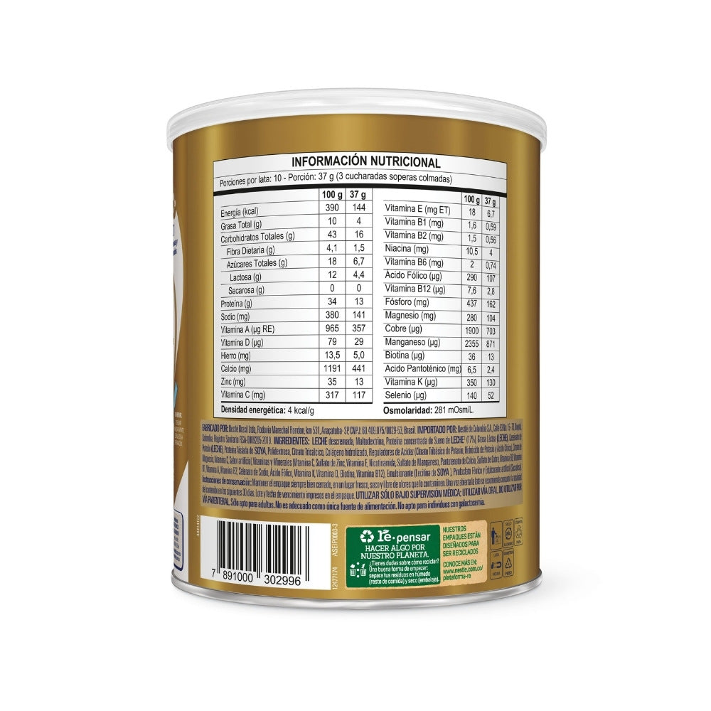 NUTREN SENIOR POLVO VAINILLA LATA 370 G